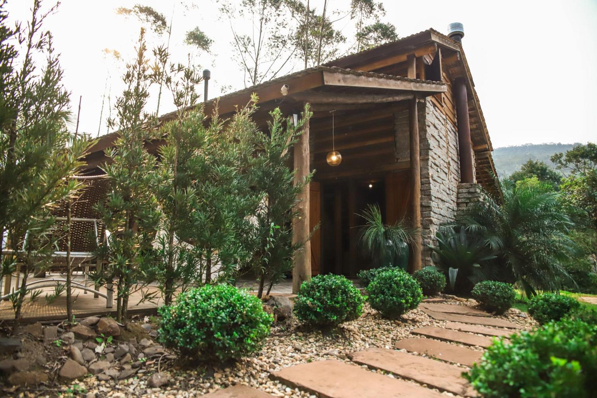 Chale Casa De Pedra, Vivenda Serra Velha, Chales De Montanha Timbe do Sul Exteriör bild