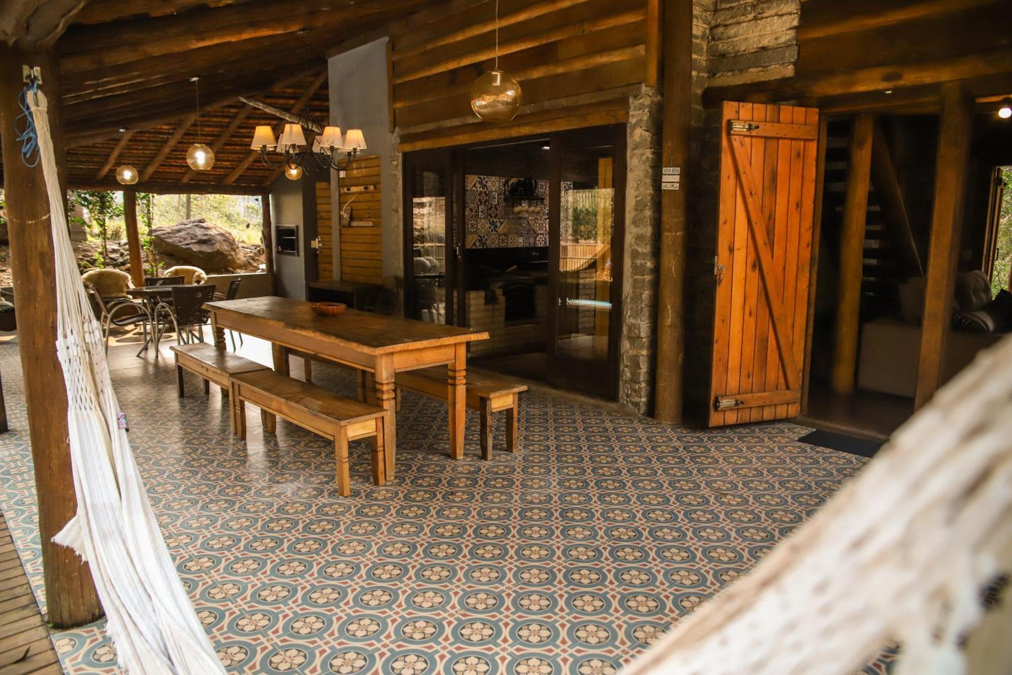 Chale Casa De Pedra, Vivenda Serra Velha, Chales De Montanha Timbe do Sul Exteriör bild