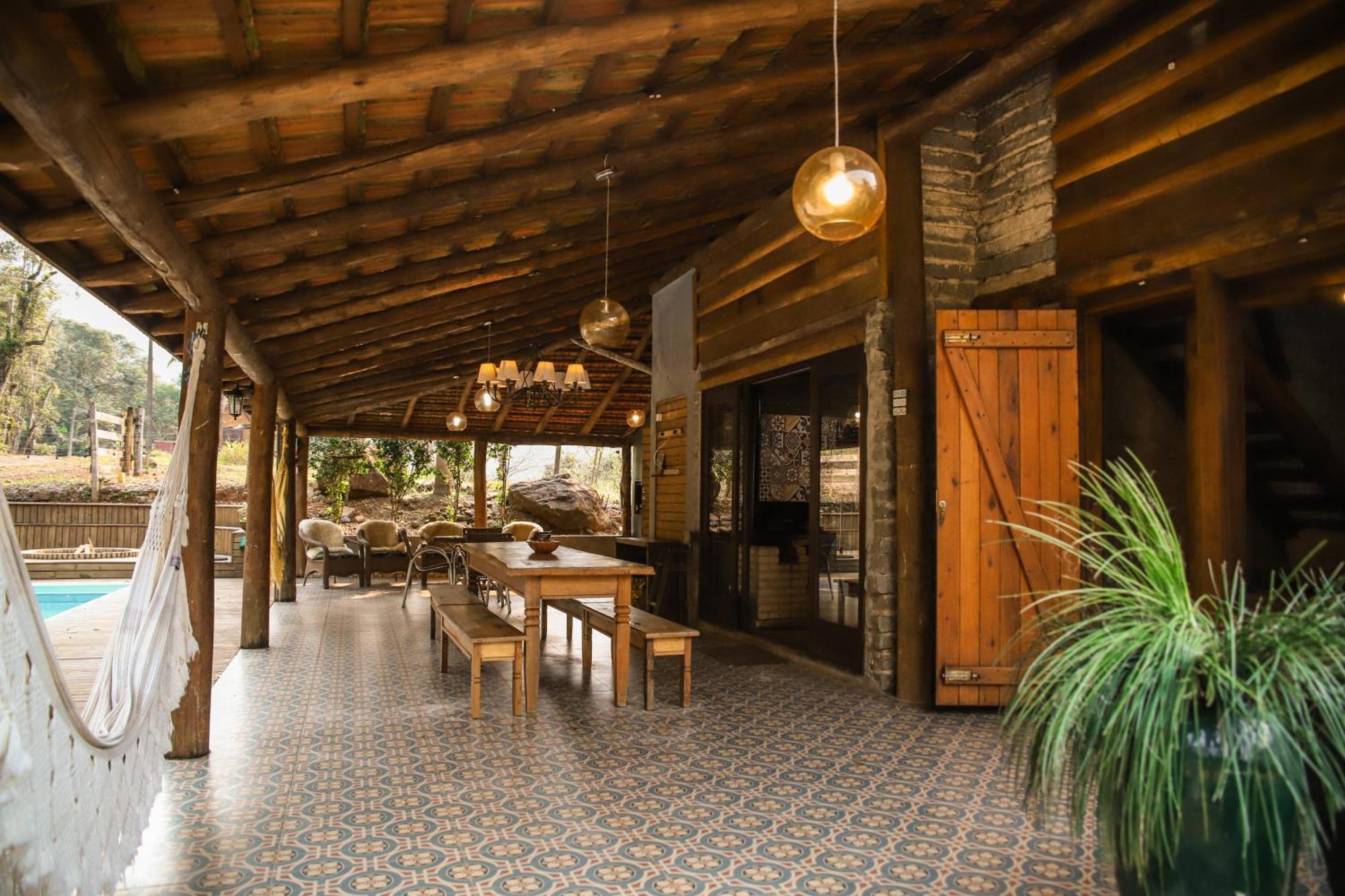 Chale Casa De Pedra, Vivenda Serra Velha, Chales De Montanha Timbe do Sul Exteriör bild